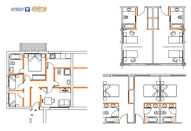 Tabique interior (separación dentro de una misma unidad de uso)