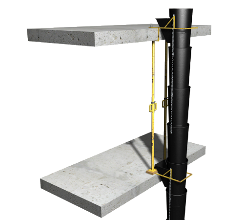 Bajante para vertido de escombros